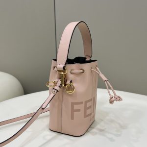 Replica Fendi Tresor Mini Bucket Pink - elite superclone designer purse