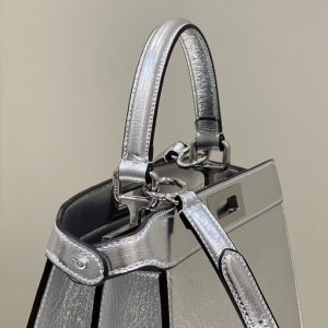 Replica Fendi Peekaboo Large Silver - top-rated replica designer bag