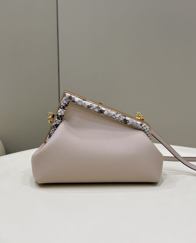 Replica Fendi First Beige Python - realistic designer-inspired fake bag