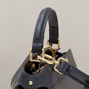 Replica Fendi Peekaboo Mini Black - ultra-realistic fake designer tote