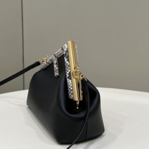 Replica Fendi First Black Python - ultra-realistic fake designer tote