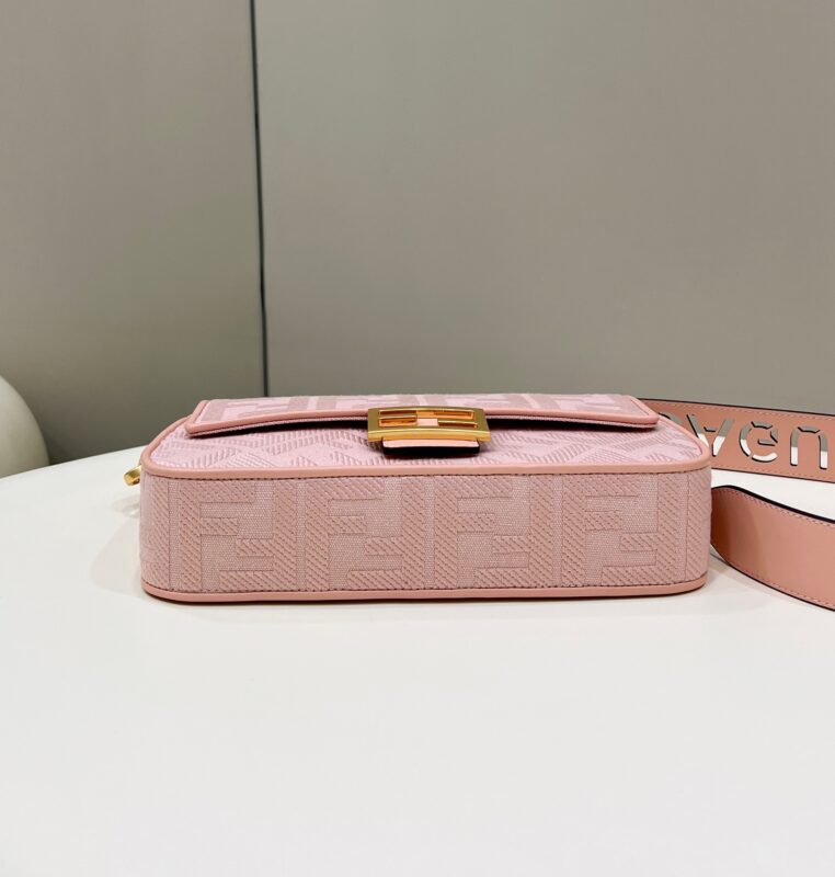 Replica Fendi Baguette FF Pink - best quality luxury bag dupe
