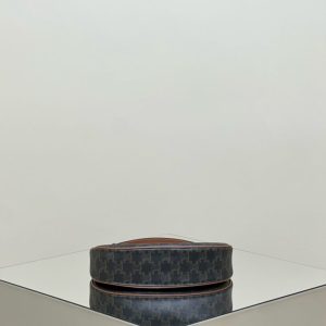 Replica Celine Triomphe Moon Bag Brown - near-authentic luxury replica handbag