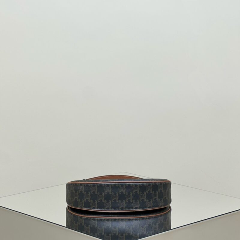 Replica Celine Triomphe Moon Bag Brown - near-authentic luxury replica handbag