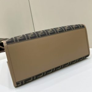 Replica Fendi Sunshine Tote Brown Monogram - elite superclone designer purse