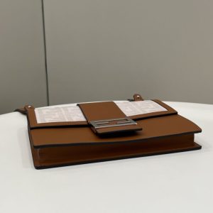 Replica Fendi Baguette Pouch Brown - high-quality designer bag clone