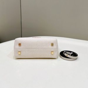 Replica Fendi By The Way Boston Red White - best quality luxury bag dupe