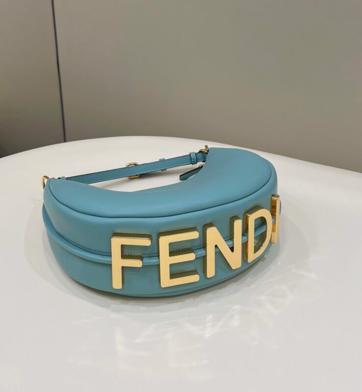 Replica Fendi Fendigraphy Large Sky Blue - ultra-realistic fake designer tote