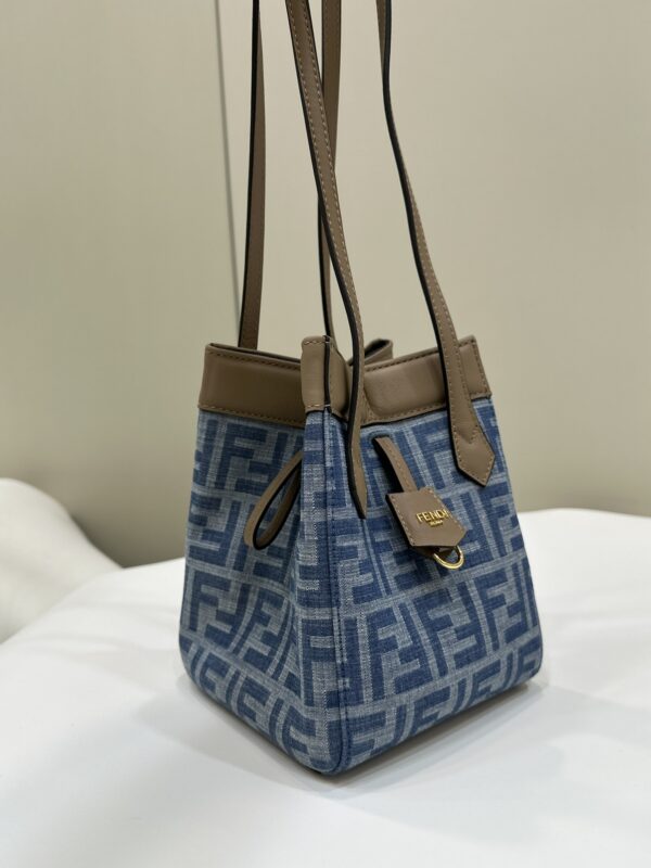 Replica Fendi Origami Small Blue Cotton - best-selling designer handbag dupe