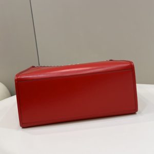 Replica Fendi Peekaboo Tote Red - premium 1:1 fake handbag model