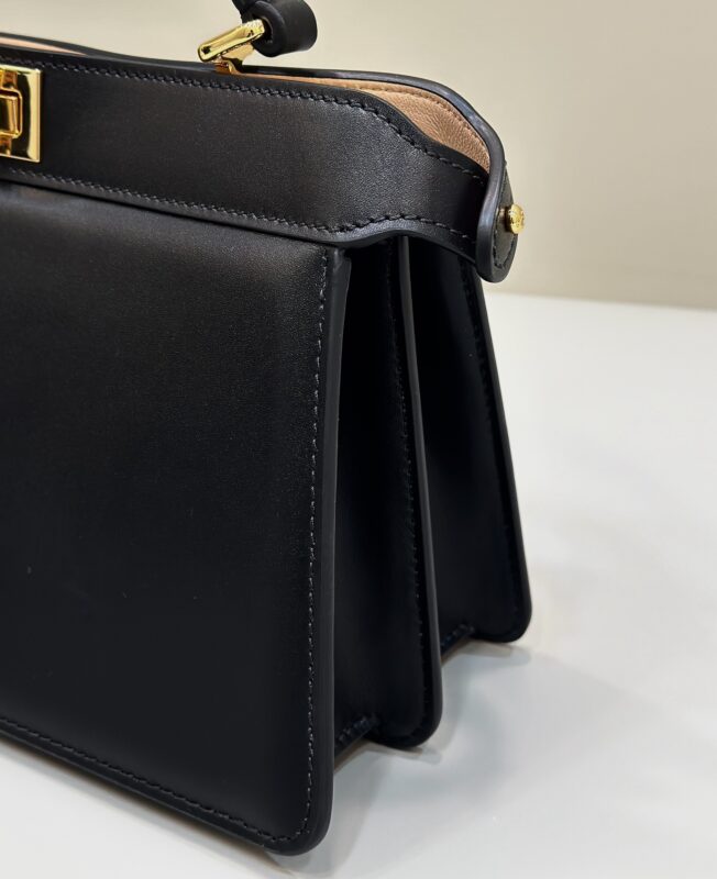 Replica Fendi Peekaboo Large Black - premium 1:1 fake handbag model