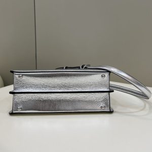 Replica Fendi Peekaboo Large Silver - high-accuracy replica luxury purse