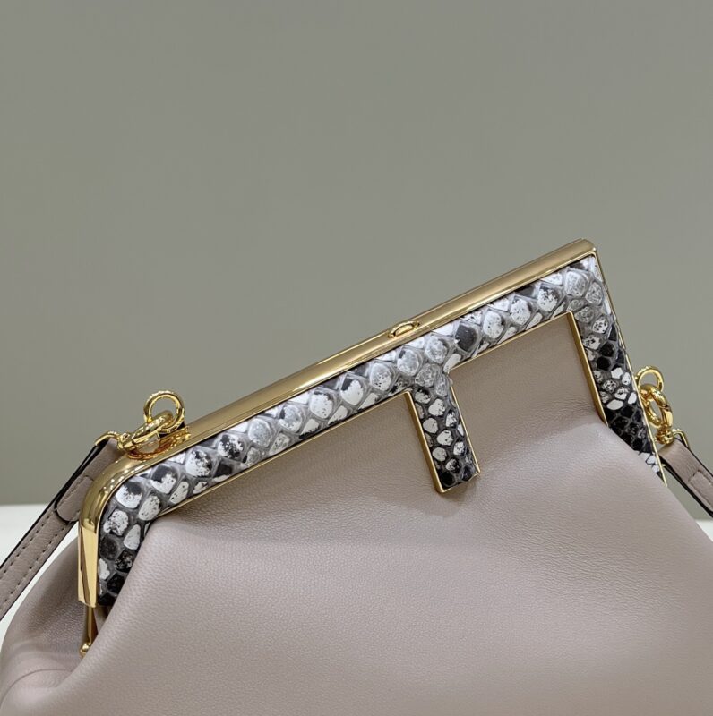 Replica Fendi First Beige Python - best quality luxury bag dupe