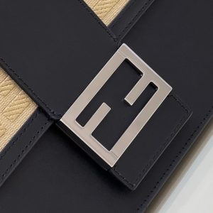 Replica Fendi Baguette Pouch Black - ultra-realistic fake designer tote