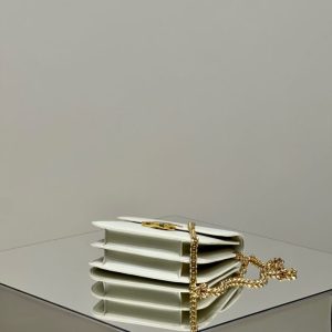 Replica Celine Teen Triomphe Bag White - best quality luxury bag dupe