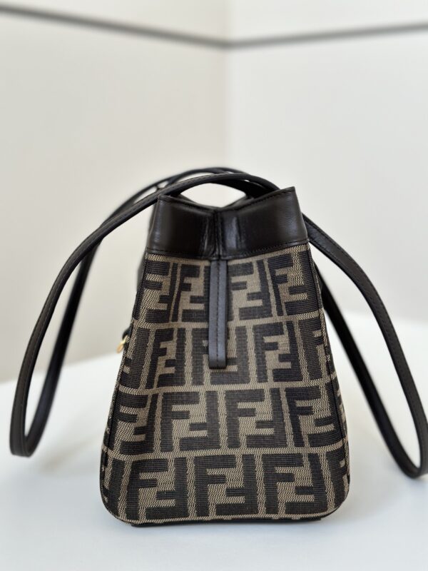 Replica Fendi Origami Small Brown Cotton - top-tier luxury replica shoulder bag