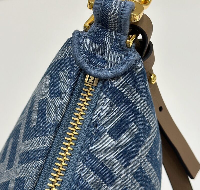 Replica Fendi Fendigraphy Small Denim Blue - realistic designer-inspired fake bag