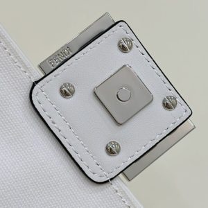 Replica Fendi Baguette Small White - high-end fake designer purse