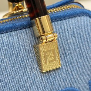 Replica Fendi By The Way Boston Blue Cotton - elite superclone designer purse