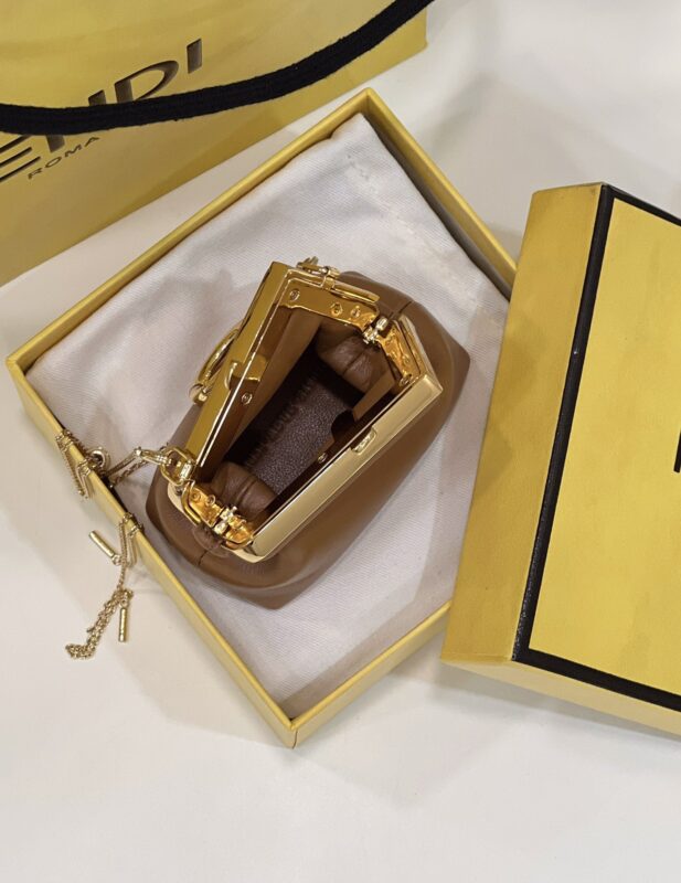 Replica Fendi First Mini Brown - high-end fake designer purse