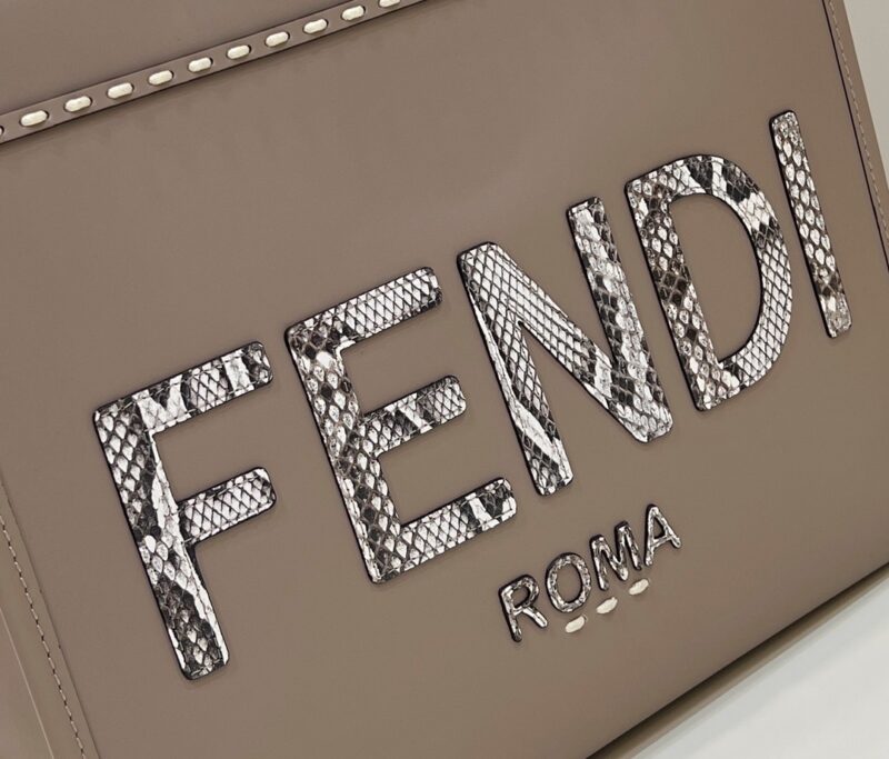 Replica Fendi Sunshine Tote Beige - realistic designer-inspired fake bag