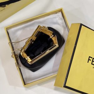 Replica Fendi First Mini Black - high-quality designer bag clone