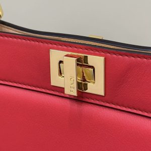Replica Fendi Peekaboo Large Red - near-authentic luxury replica handbag