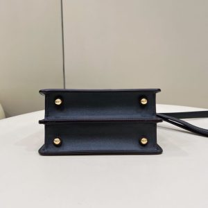 Replica Fendi Peekaboo Mini Black - best quality luxury bag dupe
