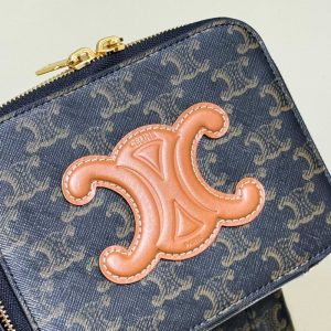 Replica Celine Triomphe Box on Chain - authentic-look luxury purse replica