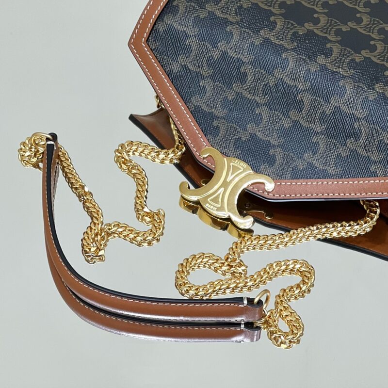 Replica Celine Triomphe Chain WOC - 1:1 designer replica handbag
