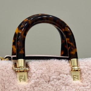 Replica Fendi By The Way Boston Pink Wool - high-quality designer bag clone