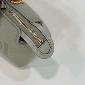 Replica Fendi By The Way Boston Beige Cotton - high-end fake designer purse