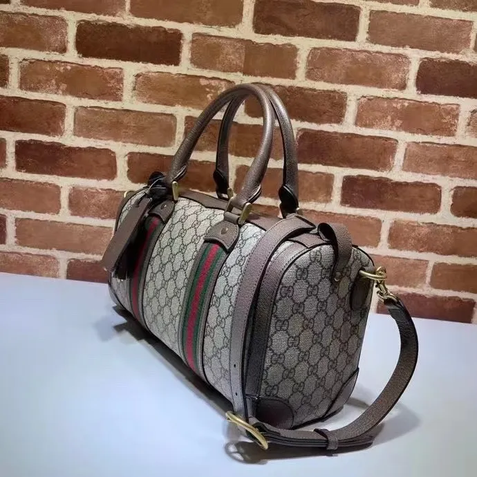 Replica Gucci Small Ophidia GG Web Duffle Bag - premium 1:1 fake handbag model