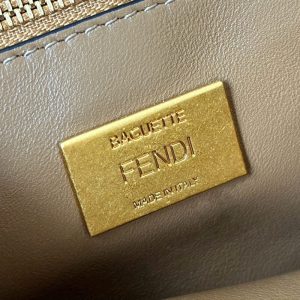 Replica Fendi Baguette Sliding Chain Brown - premium-grade designer purse dupe