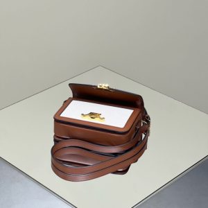 Replica Celine Triomphe Mini White - 1:1 designer replica handbag
