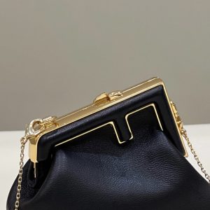 Replica Fendi First Mini Black - near-authentic luxury replica handbag