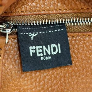 Replica Fendi Peekaboo Small Brown - top-tier luxury replica shoulder bag