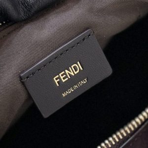 Replica Fendi Fendigraphy Large Black Velvet - high-end fake designer purse
