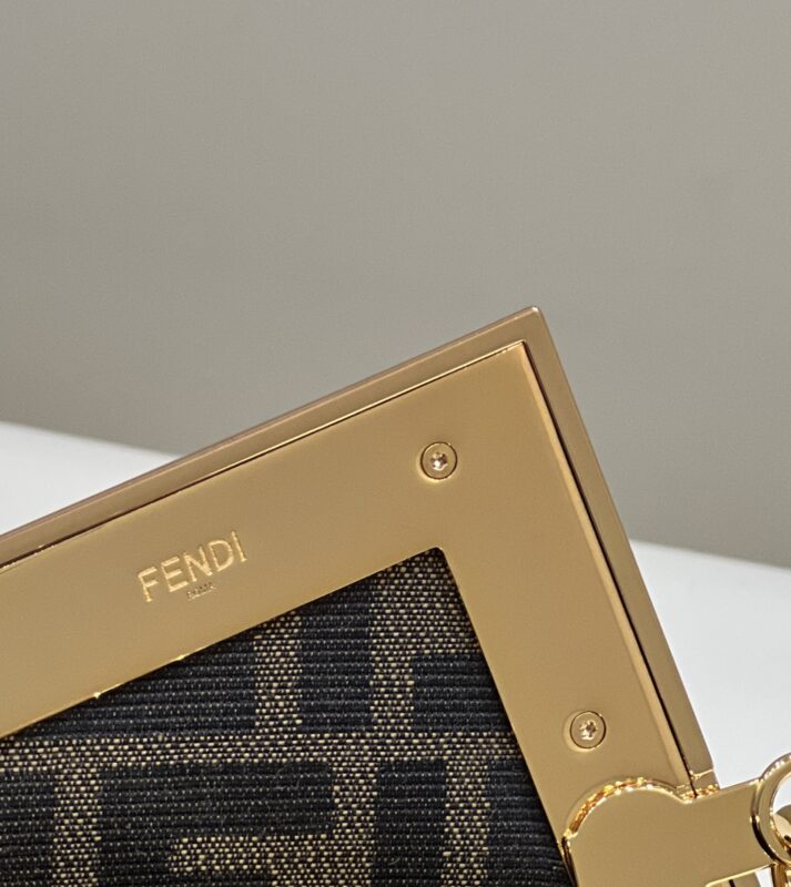 Replica Fendi First Black Python - premium 1:1 fake handbag model