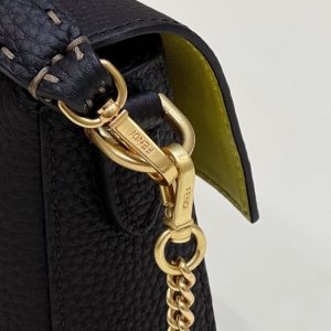 Replica Fendi Baguette Small Black - high-quality designer bag clone