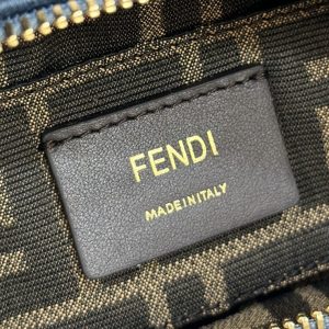 Replica Fendi By The Way Boston Blue Denim - high-quality designer bag clone