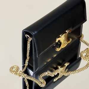 Replica Celine Clutch Soir Black - best quality luxury bag dupe