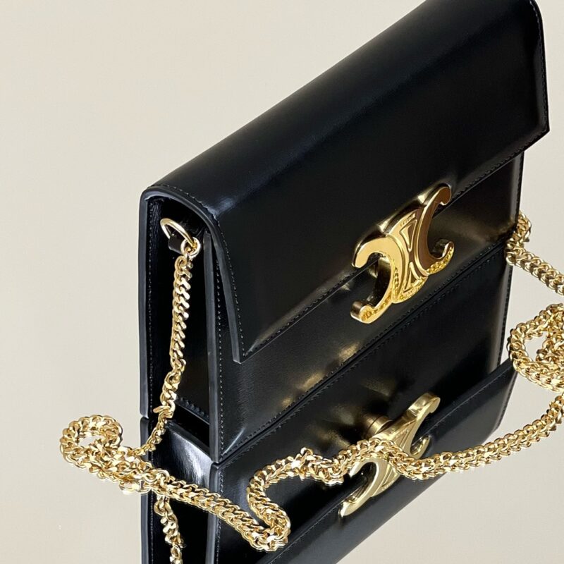 Replica Celine Clutch Soir Black - best quality luxury bag dupe