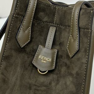 Replica Fendi Origami Small Dark Green - high-accuracy replica luxury purse