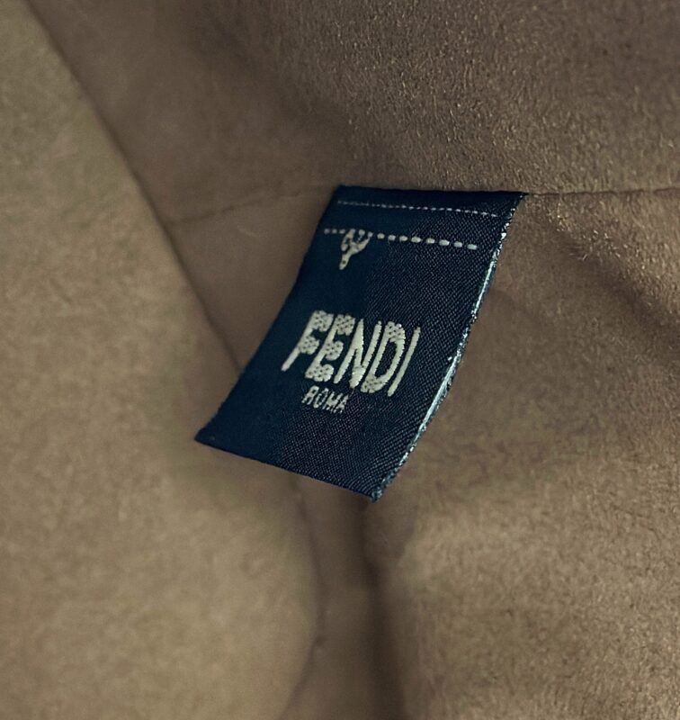 Replica Fendi Tresor Mini Bucket Brown - high-accuracy replica luxury purse