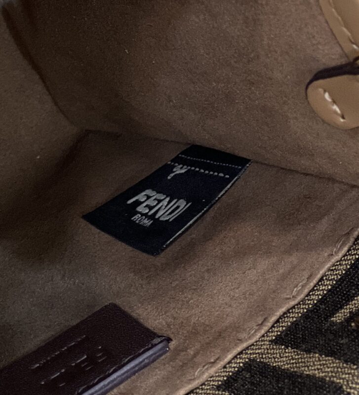 Replica Fendi Mini Tote Brown Canvas - elite superclone designer purse