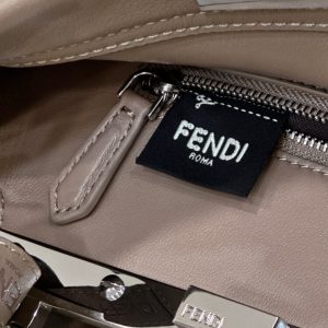 Replica Fendi Peekaboo Small Beige - near-authentic luxury replica handbag