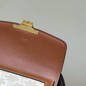 Replica Celine Triomphe Mini White - high-quality designer bag clone