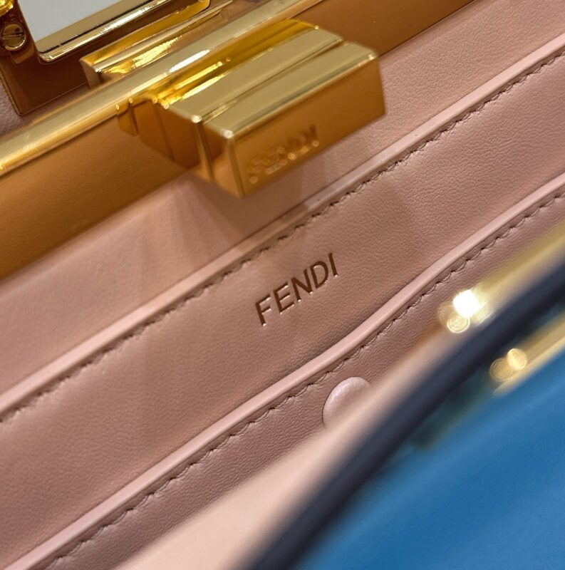 Replica Fendi Peekaboo Large Blue - high-quality designer bag clone