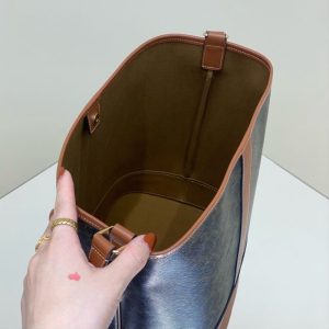 Replica Celine Triomphe Bucket Brown - premium 1:1 fake handbag model